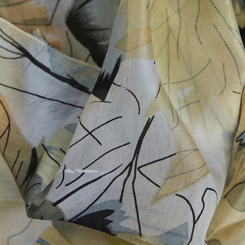 Seidenschal Adele gelb mix