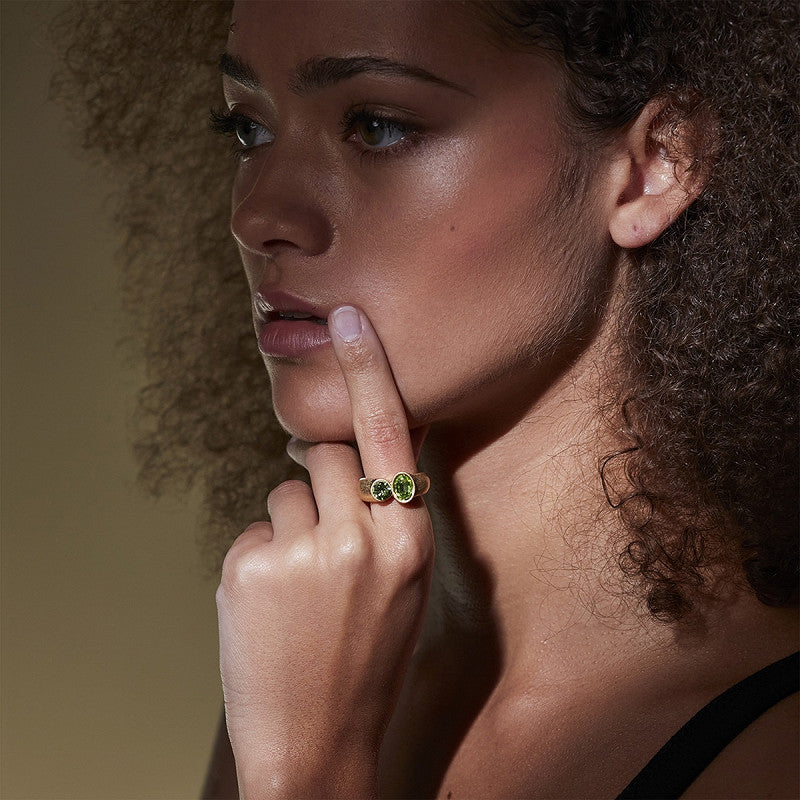 Ring Ira goldfarben, in 4 Farben