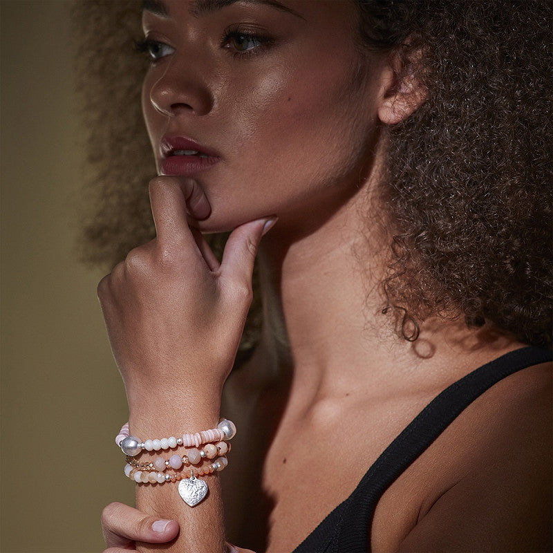 Armband Vea nude/silber