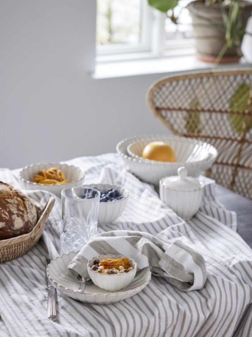 Frühstücksschale Camille cremeweiß