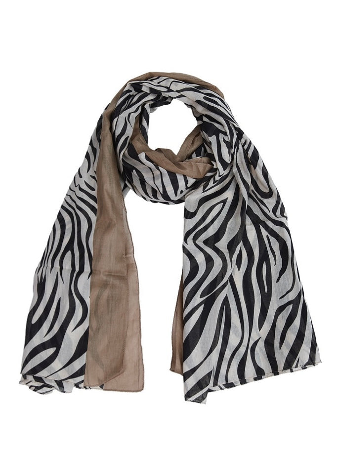 Modeschal Hedda beige/schwarz