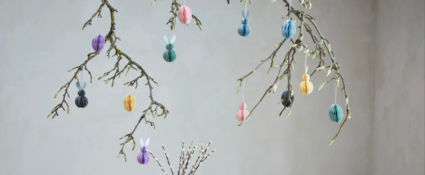 Deko Papieranhänger Parillia Osterhase, in vielen Farben