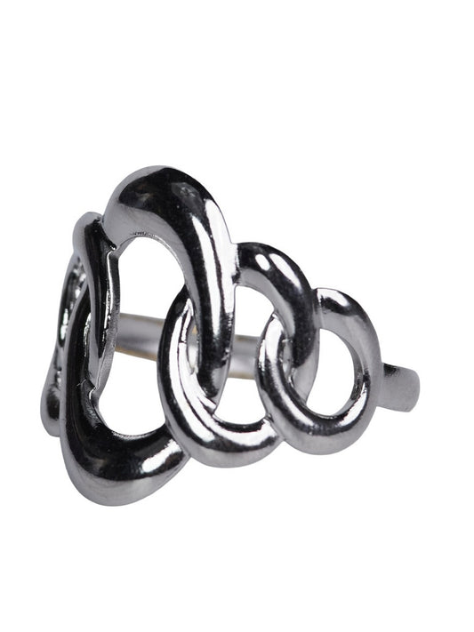 Ring Beatrice glänzender Edelstahl