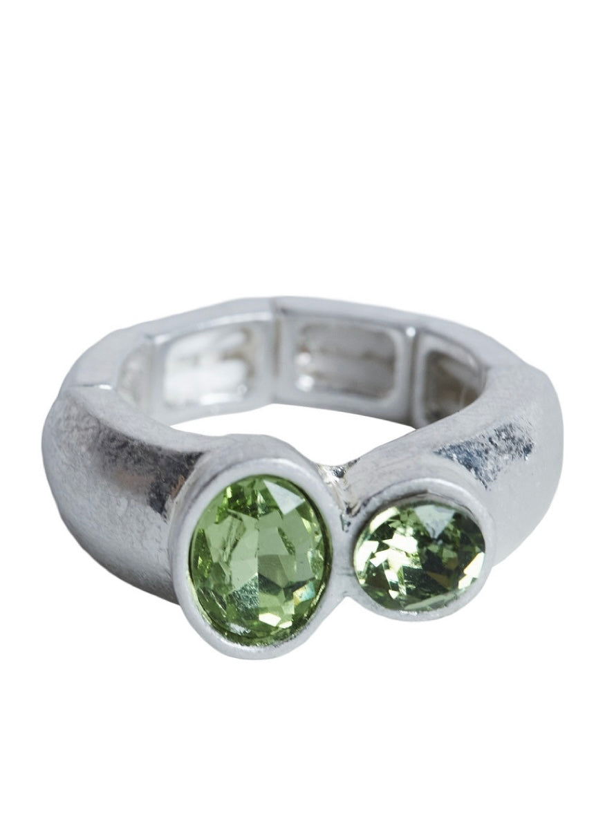 Ring Ira silberfarben, in 5 Farben