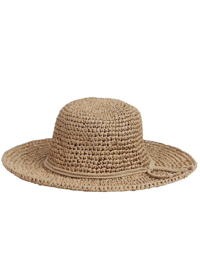 Strohhut Loui dunkles natur