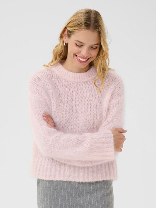 Mohairpullover Sille PW mauve chalk