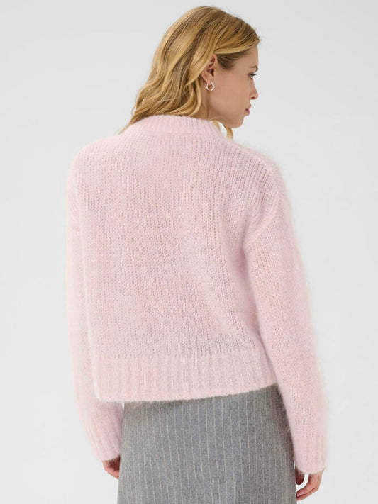 Mohairpullover Sille PW mauve chalk