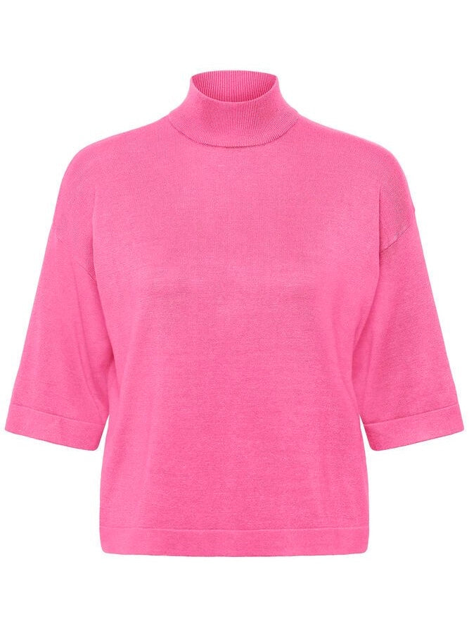 Pullover Lizza KA turtleneck pink power