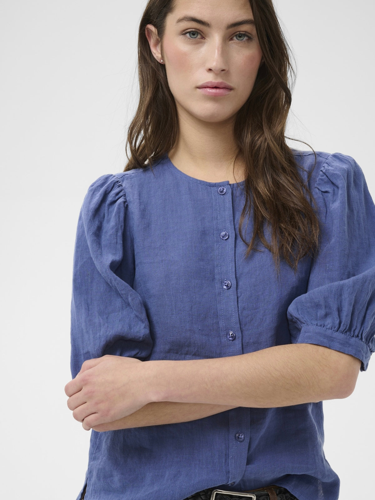 Leinenbluse Azra PW, in 3 Farben