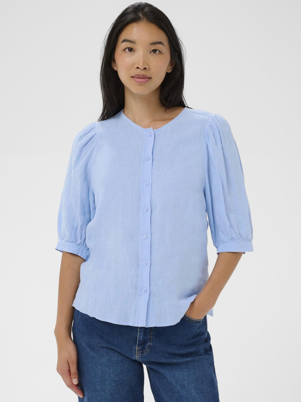 Leinenbluse Azra PW, in 3 Farben