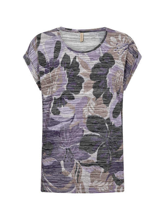 Shirt SC-Galina 36 flieder gemustert