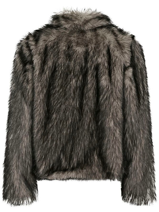 Kunstpelzjacke Sabey SZ dark gull gray