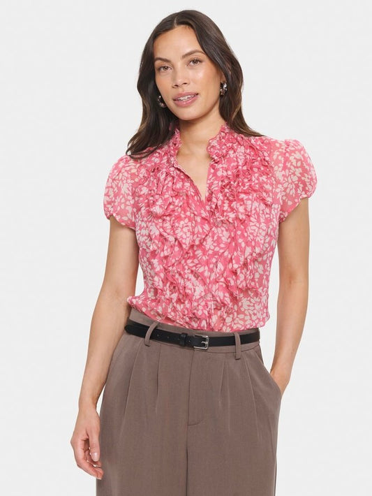 Bluse Lilja SZ Crinkle Fruit Dove Blooming