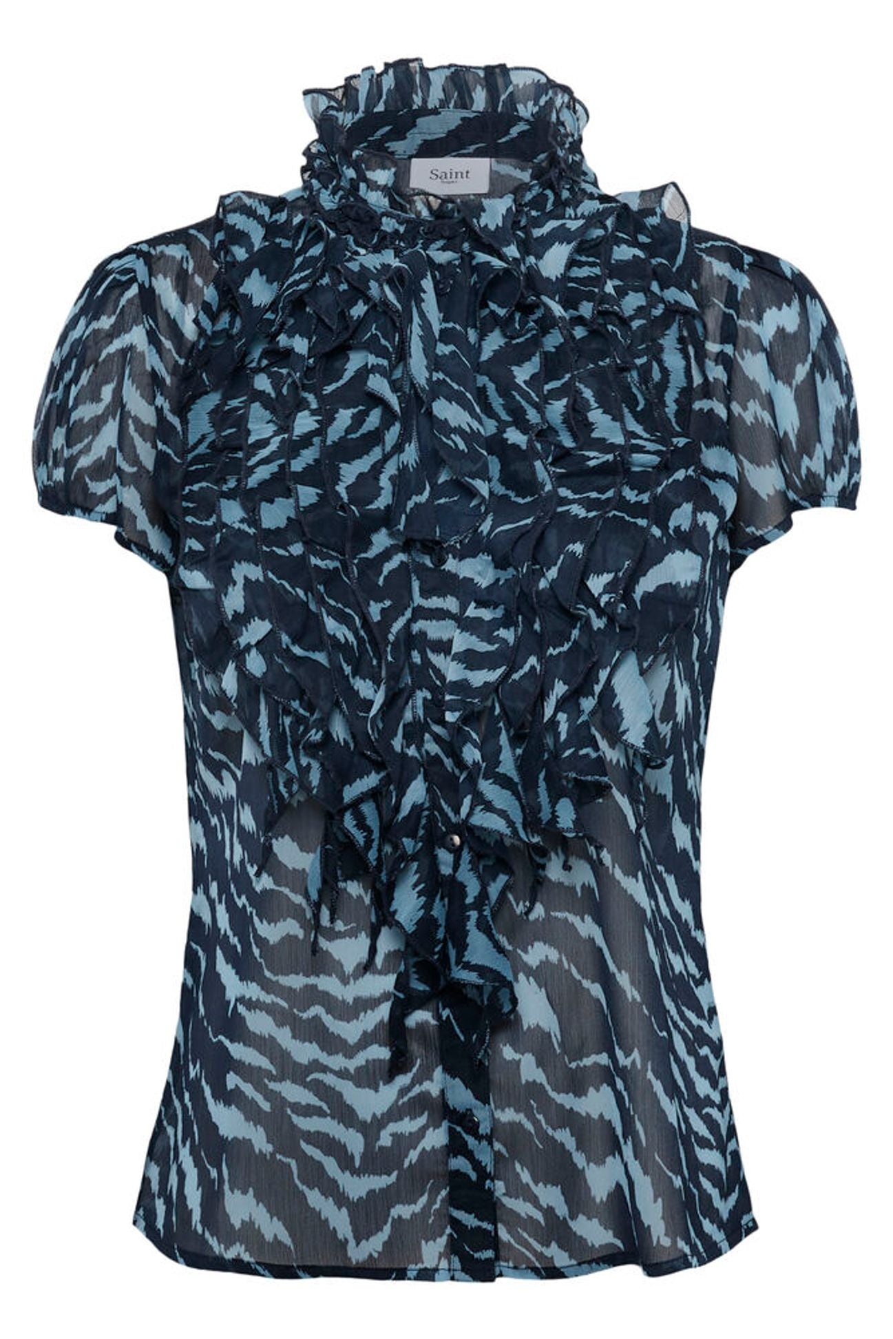 Bluse Lilja SZ Crinkle Pageant Blue