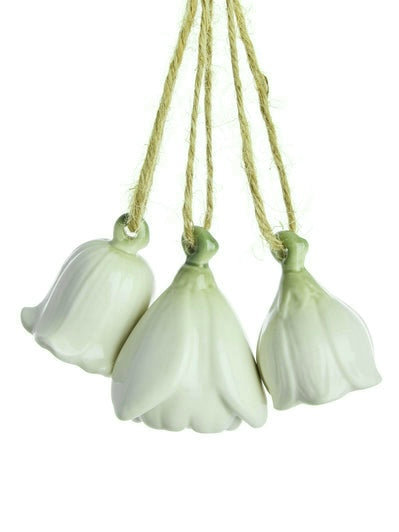 Deko-Anhänger Dehlia Keramik 3er Set, in 4 Farben