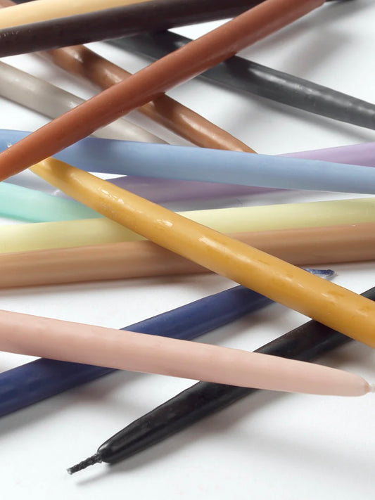 Stabkerze Smooth H21/ø1,2cm linen