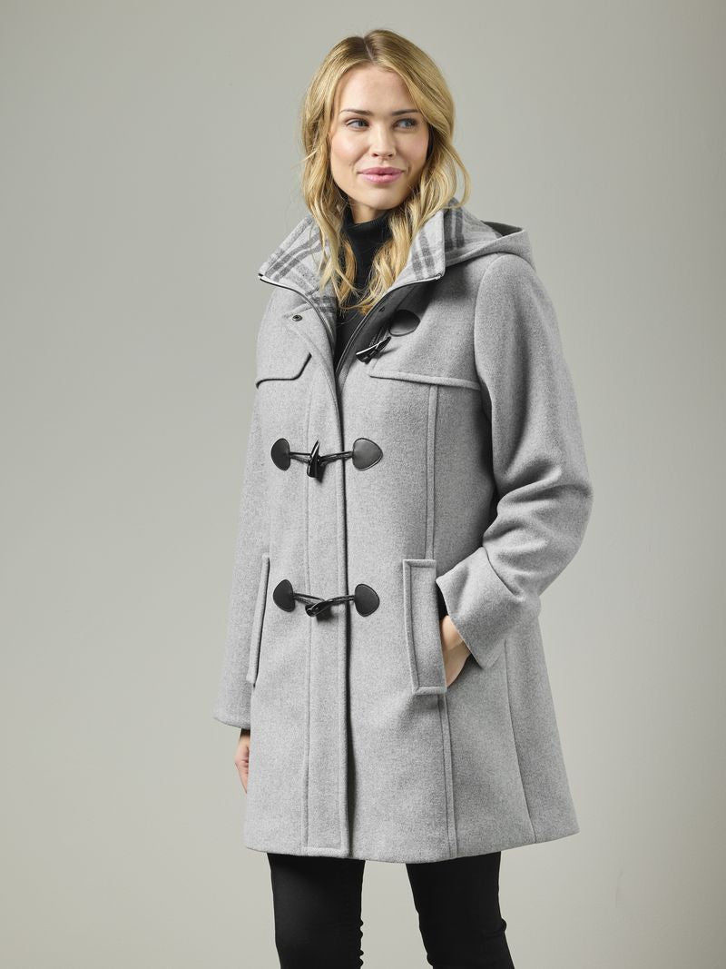 Dufflecoat Sophie light grey