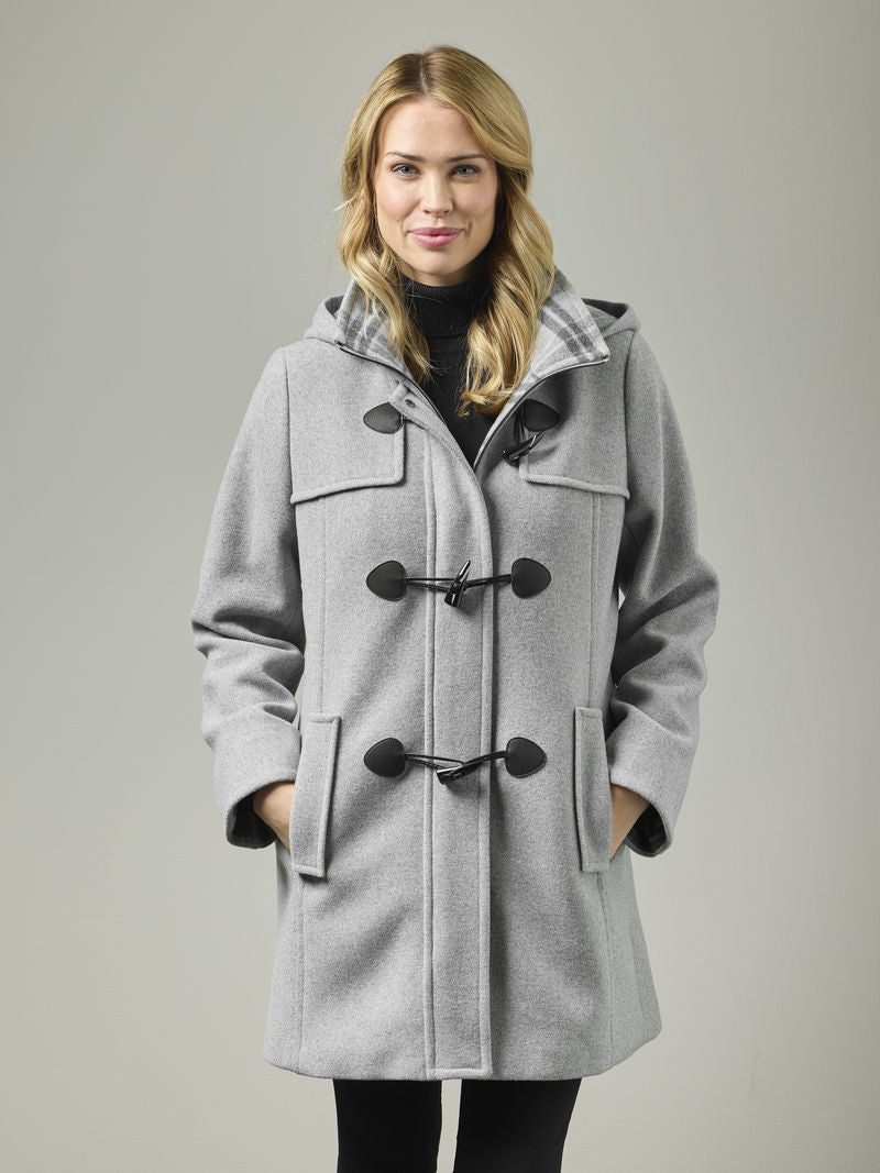 Dufflecoat Sophie light grey