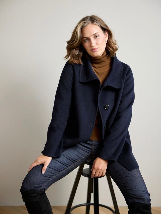 Wolljacke Oline navy