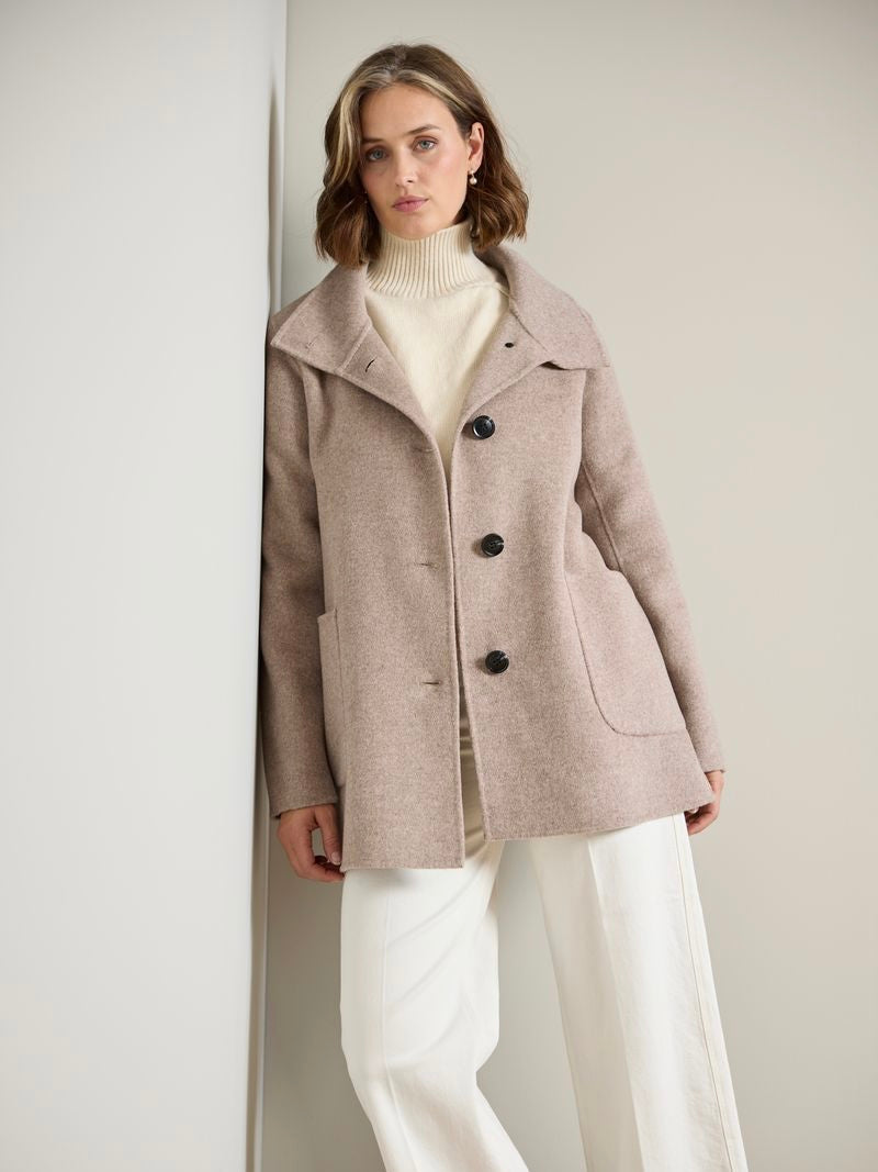 Wolljacke Oline taupe