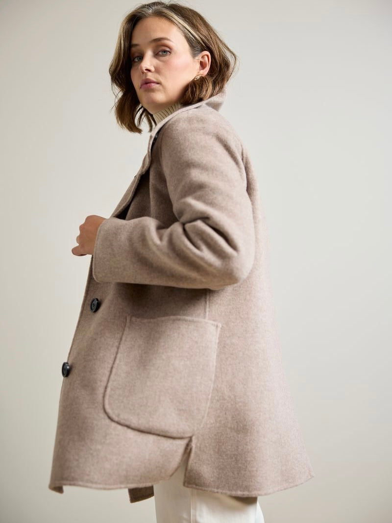 Wolljacke Oline taupe