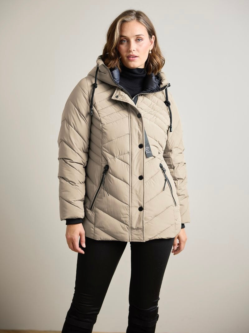 Steppjacke Oda beige