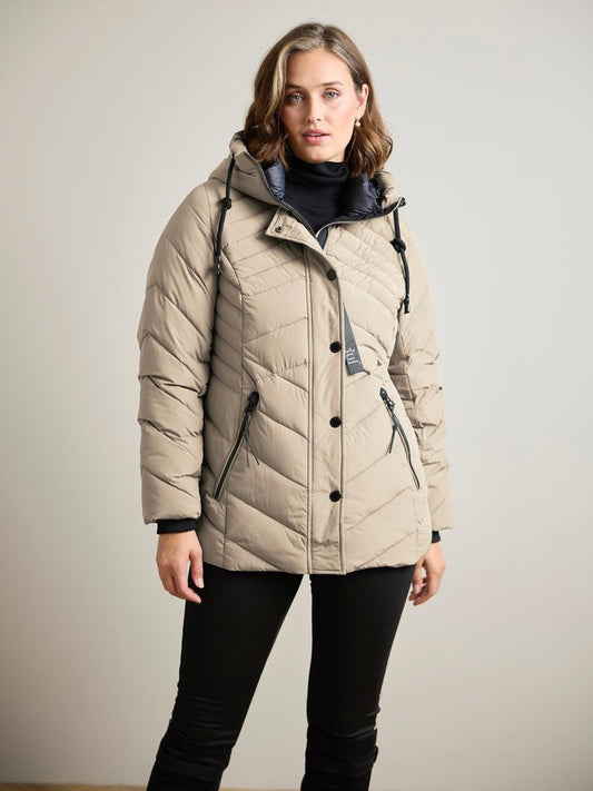 Steppjacke Oda beige
