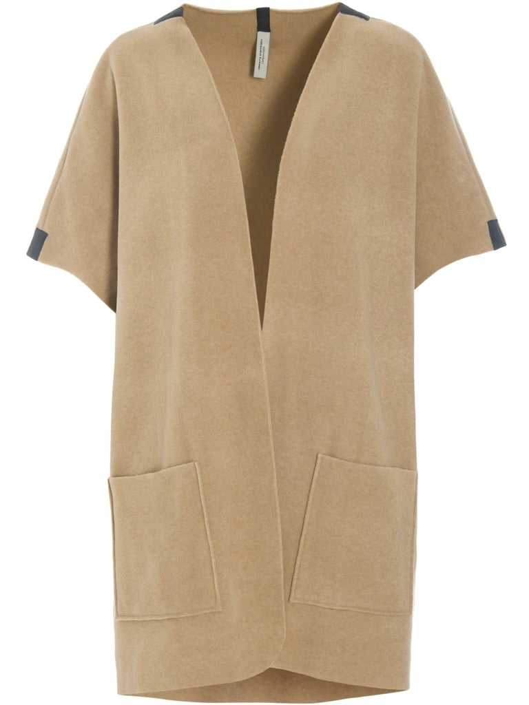 Fleece Weste lang 7177, in 2 Farben