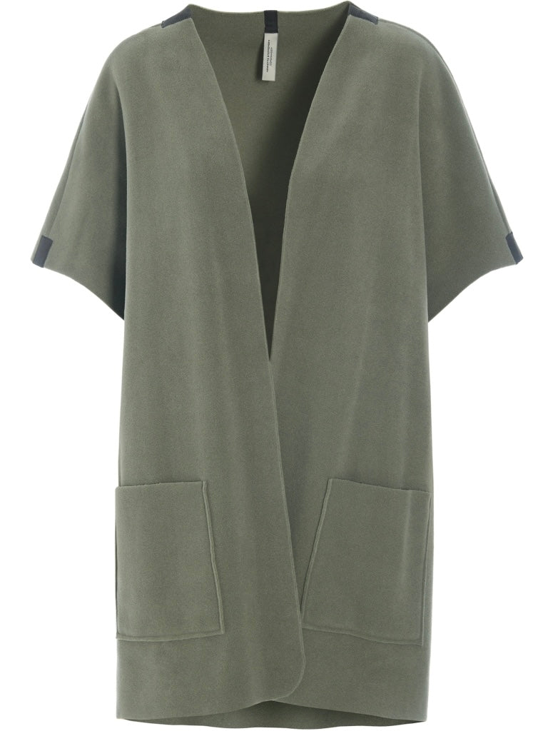 Fleece Weste lang 7177, in 2 Farben