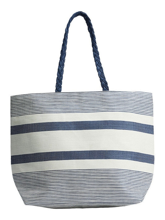 Shopper Ester blau/weiß