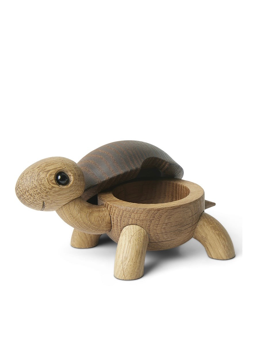 Holzfigur Schildkröte Slowy