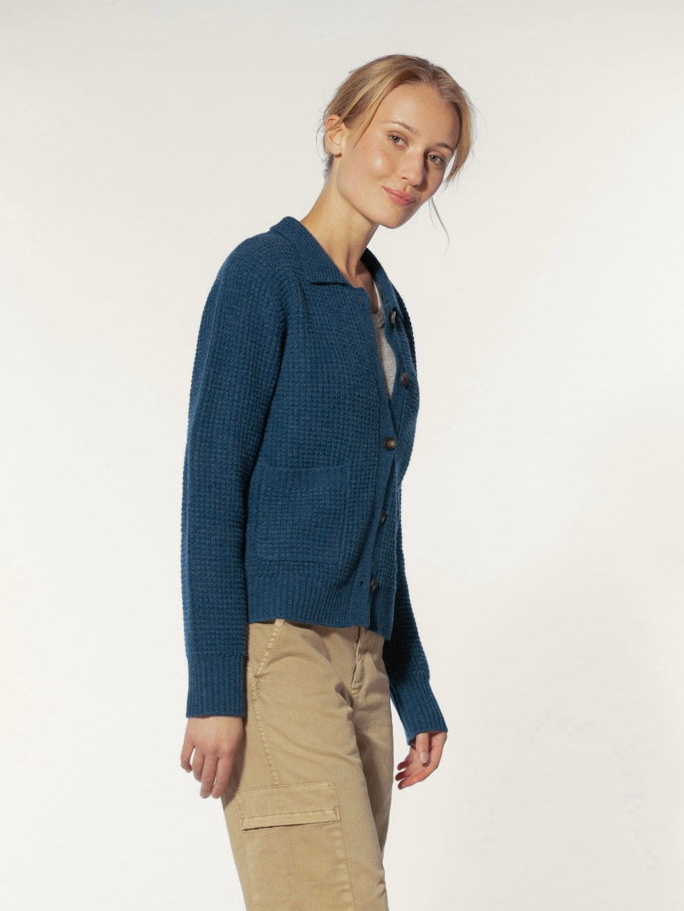 Strickjacke Mille seaport navy
