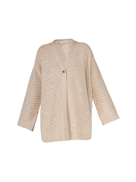 Strickjacke Megan chalk melange