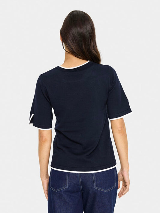 Pullover Mila SZ Contrast Stripe night sky
