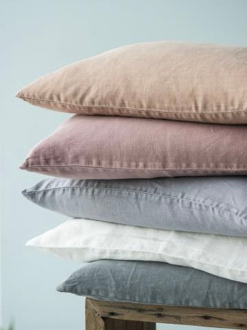 Dekokissen Leinen purple ash 50x50cm