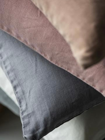 Dekokissen Leinen purple ash 50x50cm