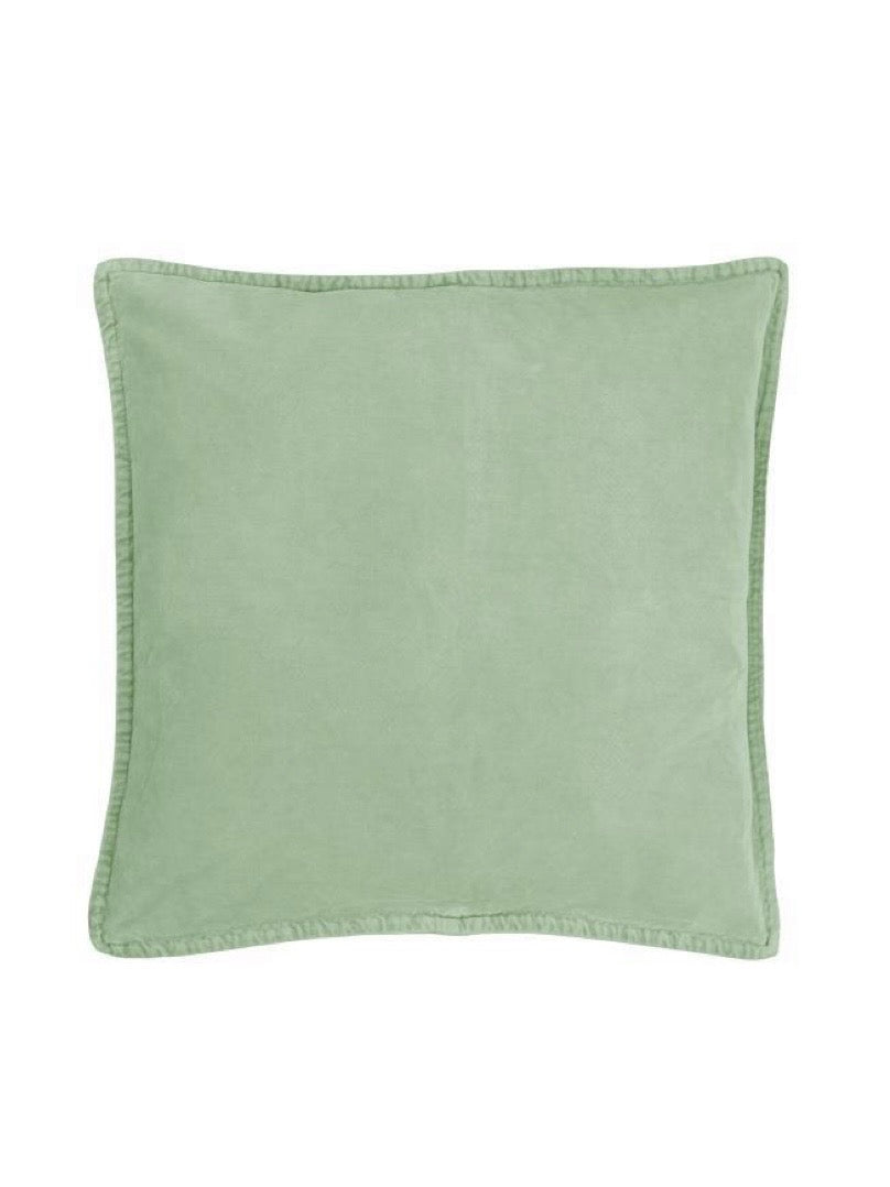 Dekokissen Velours pistazie 52x52cm