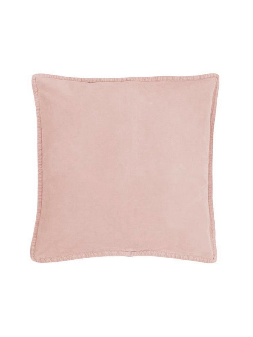 Dekokissen Velours rosa 52x52cm
