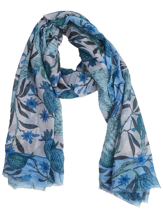 Modeschal Emilia blue mix