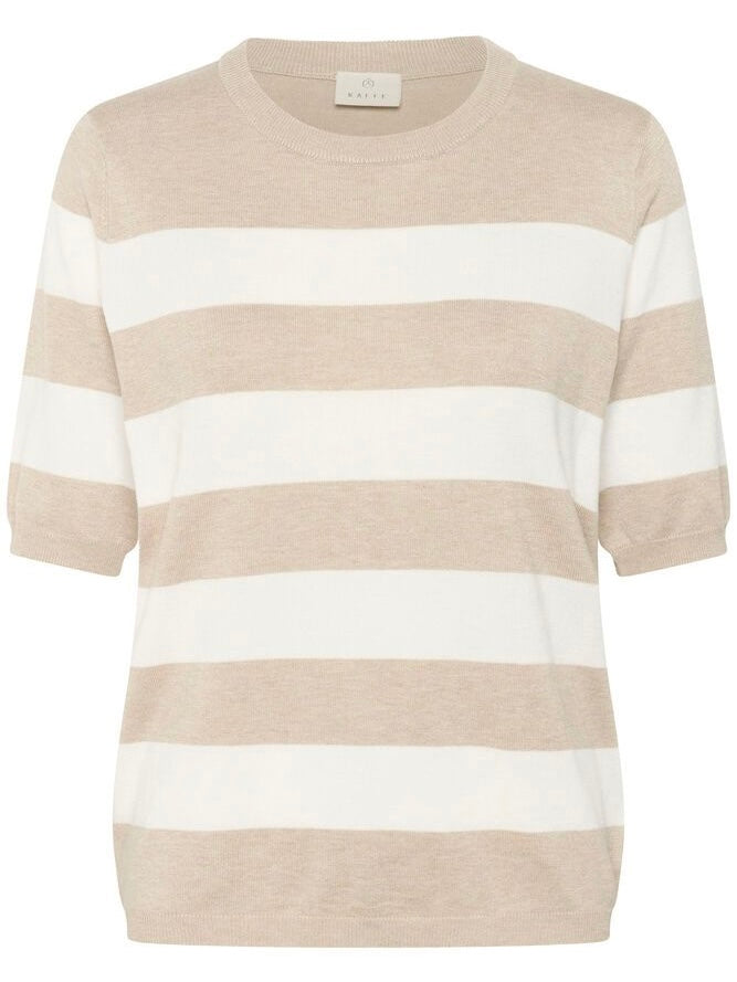 Pullover Lizza KA feather grey/chalk bold stripe
