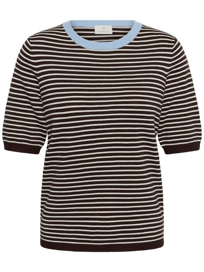 Pullover Lizza KA narrow striped coffee bean/turtledove bleu