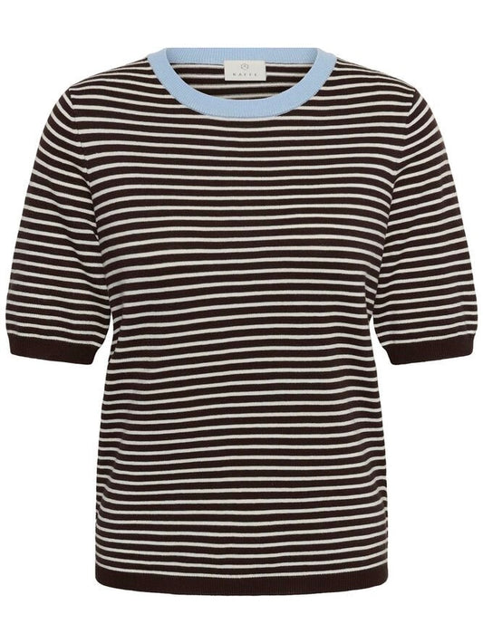 Pullover Lizza KA narrow striped coffee bean/turtledove bleu