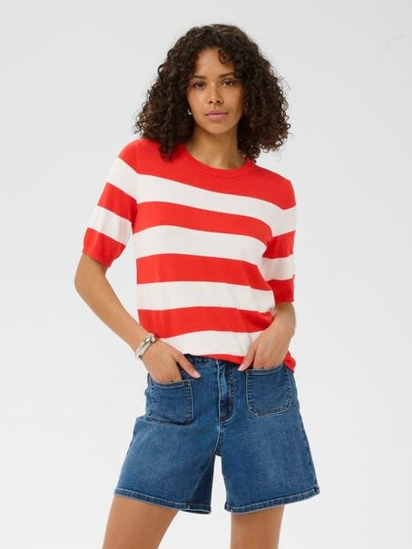 Pullover Lizza KA poppy red/chalk
