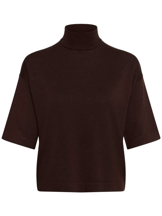 Pullover Lizza KA turtleneck coffee bean