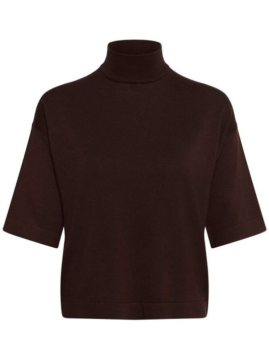 Pullover Lizza KA turtleneck coffee bean