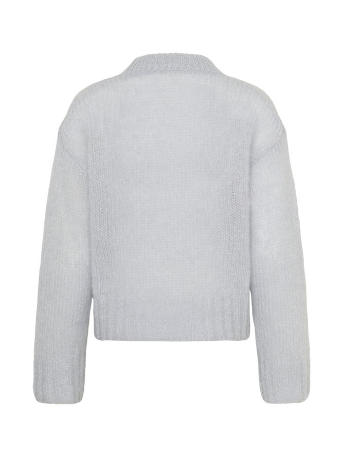 Mohairpullover Sille PW gray dawn
