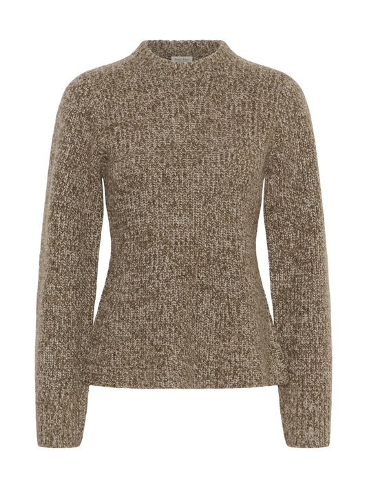 Pullover Cina PW brown mouliné
