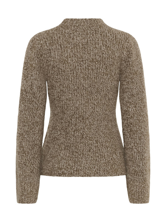 Pullover Cina PW brown mouliné