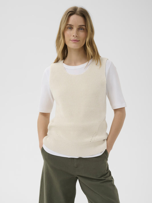 Strickweste Darianna PW whitecap gray