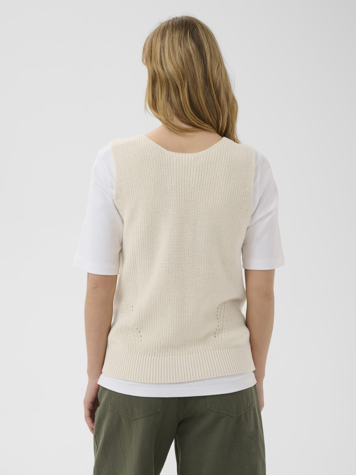 Strickweste Darianna PW whitecap gray